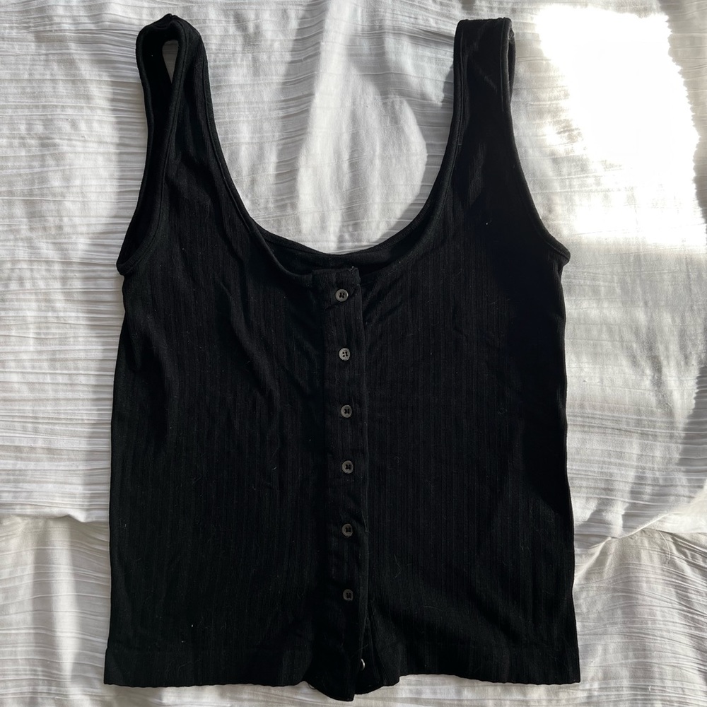 Button up tank top